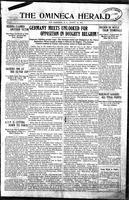 Omineca Herald, August, 14, 1914