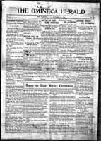 Omineca Herald, December, 25, 1914