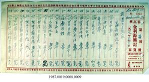 Statement, 1937 - Hong And Lee Chong Collection