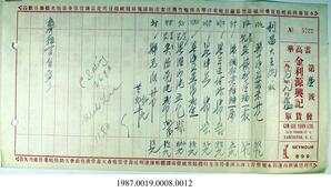 Statement, 1937 - Hong And Lee Chong Collection