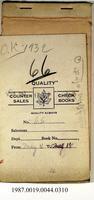 Counter Sales, 1932-05-08 to 1932-05-18 - Hong And Lee Chong Collection