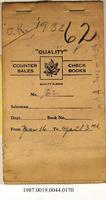 Counter Sales, 1932-03-16 to 1932-04-03 - Hong And Lee Chong Collection