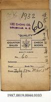 Counter Sales, 1932-02-17 to 1932-03-01 - Hong And Lee Chong Collection