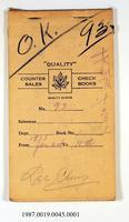 Counter Sales, 1933-01-02 to 1933-01-11 - Hong And Lee Chong Collection