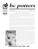 Newsletters - Potters Guild of British Columbia 2005 JulAug 1