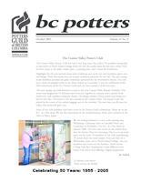Newsletters - Potters Guild of British Columbia 2005 Oct 1