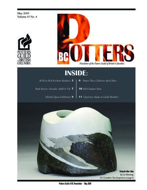 Newsletters - Potters Guild of British Columbia 2009 May 1