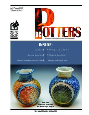 Newsletter - Potters Guild of British Columbia 2010 Jul/Aug 1