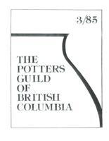 1985 March Newsletter - Potters Guild of British Columbia