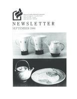 1986 Sept Newsletter - Potters Guild of British Columbia