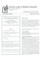 1989 Jan Newsletter - Potters Guild of British Columbia