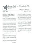 1989 Jun Newsletter - Potters Guild of British Columbia