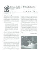 1989 Sep Newsletter - Potters Guild of British Columbia