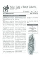 1991 Sep Newsletter - Potters Guild of British Columbia