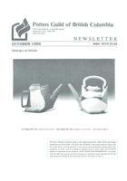 1992 Oct Newsletter - Potters Guild of British Columbia