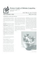1992 Sep Newsletter - Potters Guild of British Columbia