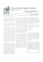 1993 Apr Newsletter - Potters Guild of British Columbia