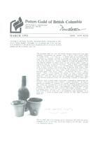 1993 Mar Newsletter - Potters Guild of British Columbia