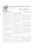 1993 Nov Newsletter - Potters Guild of British Columbia