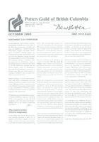 1993 Oct Newsletter - Potters Guild of British Columbia