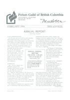 1994 Feb Newsletter - Potters Guild of British Columbia