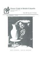1994 Nov Newsletter - Potters Guild of British Columbia