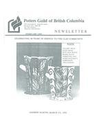 1995 Feb Newsletter - Potters Guild of British Columbia