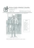 1995 Mar Newsletter - Potters Guild of British Columbia