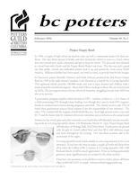 Newsletters - Potters Guild of British Columbia 2004 Feb