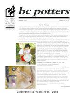 Newsletters - Potters Guild of British Columbia 2005 Jan