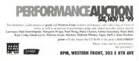 Performance Art Auction