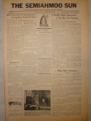 The Semiahmoo Sun, May 15, 1942 (Page 1)