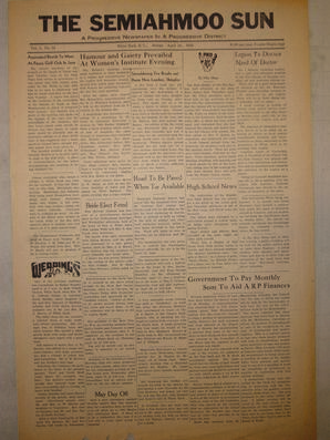 The Semiahmoo Sun, April 10, 1942 (Page 1)