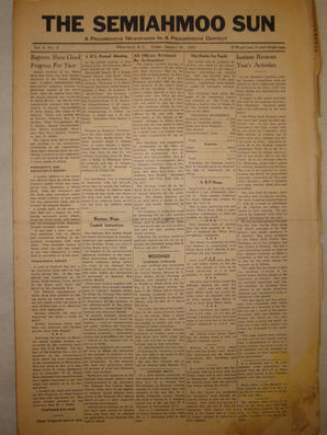 The Semiahmoo Sun, January 16, 1942 (Page 1)