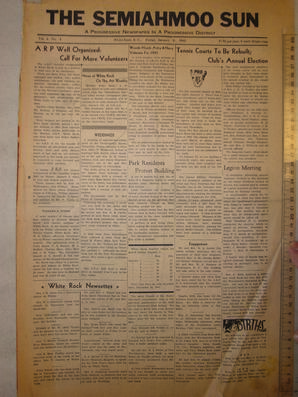 The Semiahmoo Sun, January 09, 1942 (Page 1)