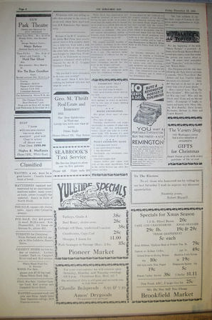 The Semiahmoo Sun, December 19, 1941 (Page 4)