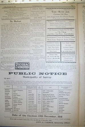 The Semiahmoo Sun, December 12, 1941 (Page 2)