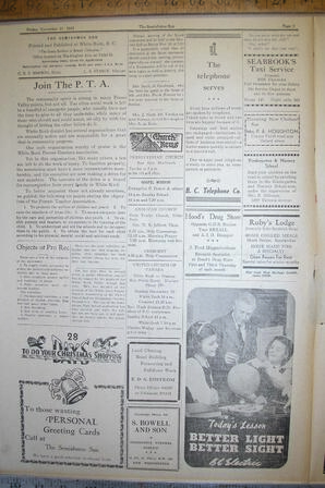 The Semiahmoo Sun, November 21, 1941 (Page 2)