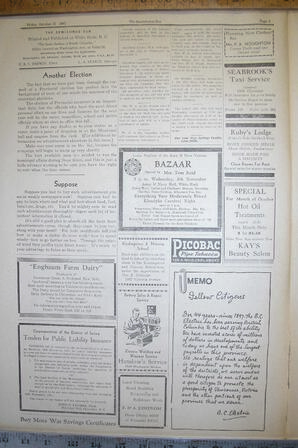 The Semiahmoo Sun, October 31, 1941 (Page 2)