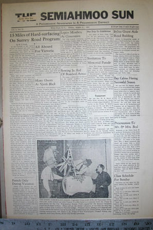 The Semiahmoo Sun, August 08, 1941 (Page 1)