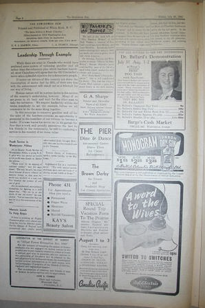 The Semiahmoo Sun, July 25, 1941 (Page 2)