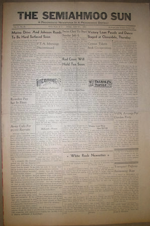The Semiahmoo Sun, June 20, 1941 (Page 1)