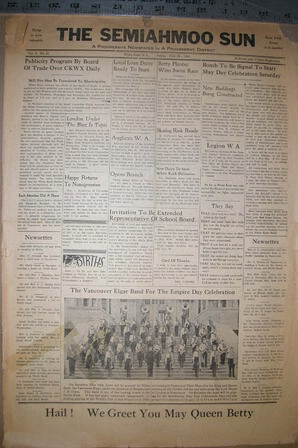 The Semiahmoo Sun, May 23, 1941 (Page 1)
