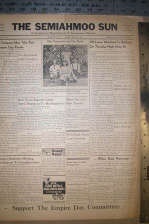 The Semiahmoo Sun, May 16, 1941 (Page 1)