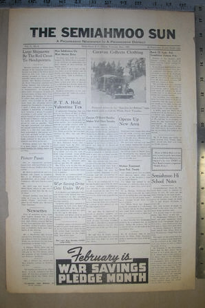 The Semiahmoo Sun, February 21, 1941 (Page 1)