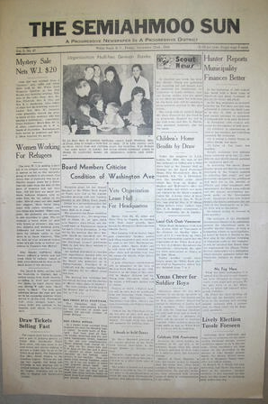 The Semiahmoo Sun, November 22, 1940 (Page 1)