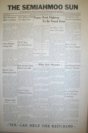 The Semiahmoo Sun, June 21, 1940 (Page 1)