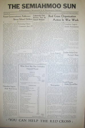 The Semiahmoo Sun, June 14, 1940 (Page 1)