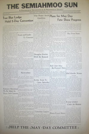 The Semiahmoo Sun, May 10, 1940 (Page 1)