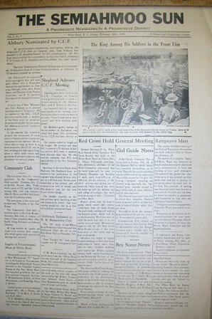 The Semiahmoo Sun, February 16, 1940 (Page 1)